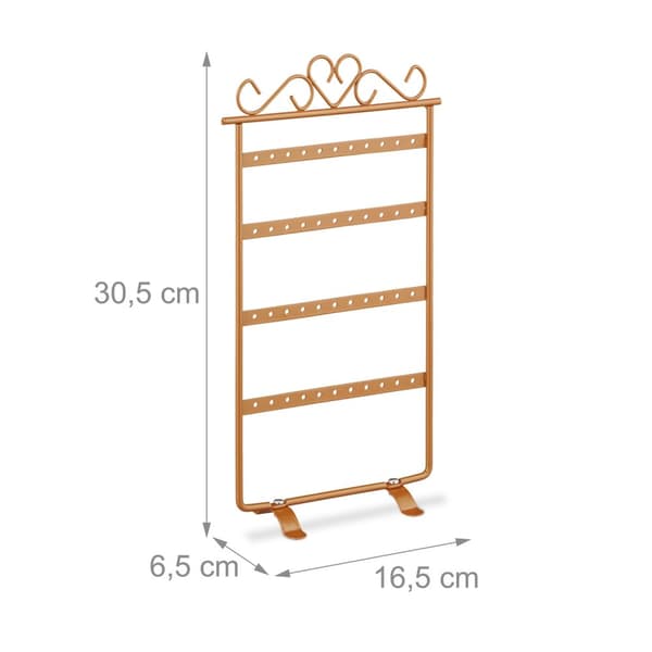 Holder for øredobber hjerte