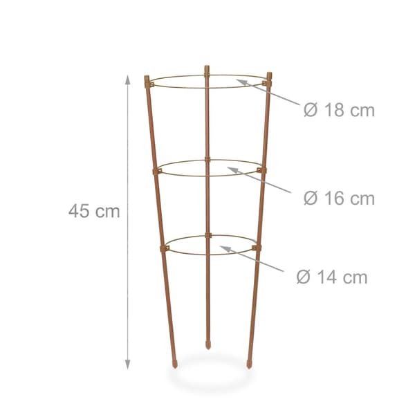Creeper 45 cm Sett med 4 brune