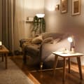 Miniatyrbillede 5 af 9: Bordlampe med kugleholder