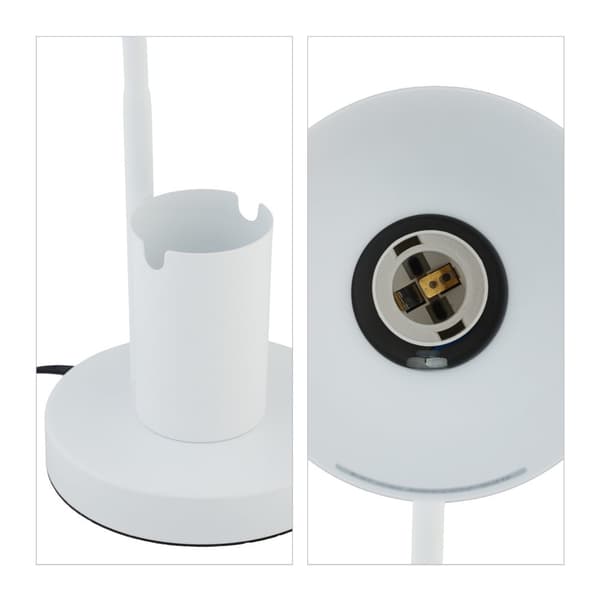 Bordlampe med kugleholder