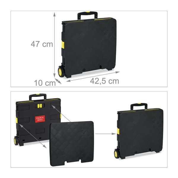 Sammenleggbar handlevogn