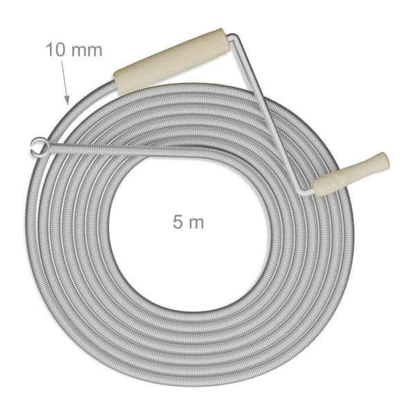 Spiral sveiv og klo for rørrensing