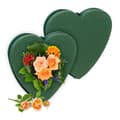 Miniatyrbilde 1 av 7: Blomstert skumhjertesett med 2 stk