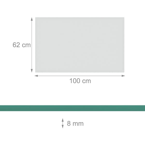 Glassplate 8mm ESG