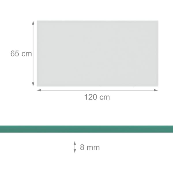 Glassplate 8mm ESG