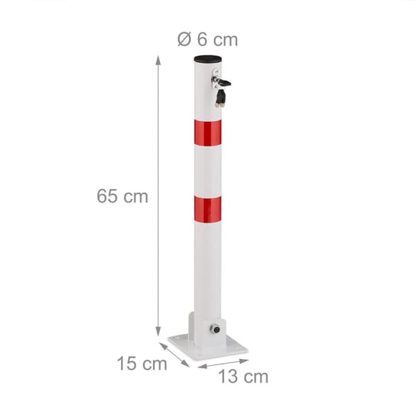 Sammenleggbar sperrestolpe