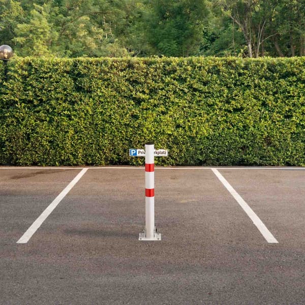 Sammenklappelig barrierestolpe