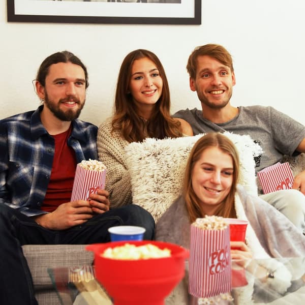 Retro popcorn tube 100-pak