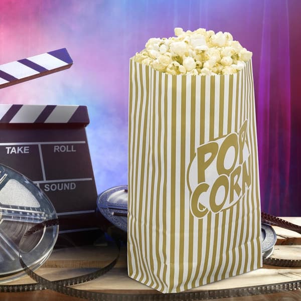 Retro popcornkjegle 144-pakning