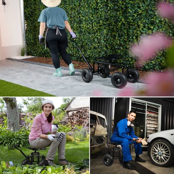 Mobilt hagesete med oppbevaring
