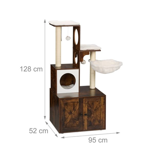 Kissanraapinta hiekkalaatikolla 128 cm