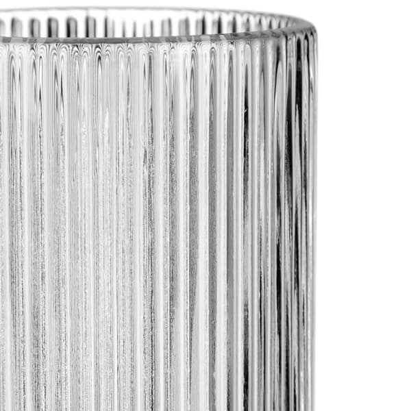 Ribbede drikkeglas 4-pak