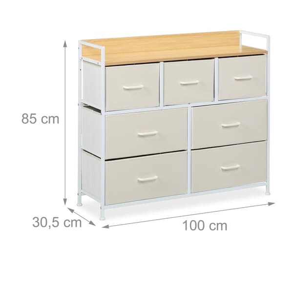 Bureau med 7 rum