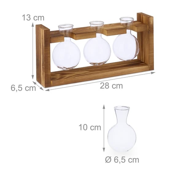 Reagensglassvase med stativ