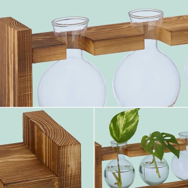Reagensglassvase med stativ
