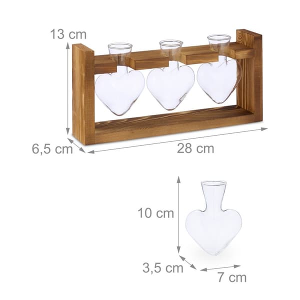 Reagensglassvase med stativ