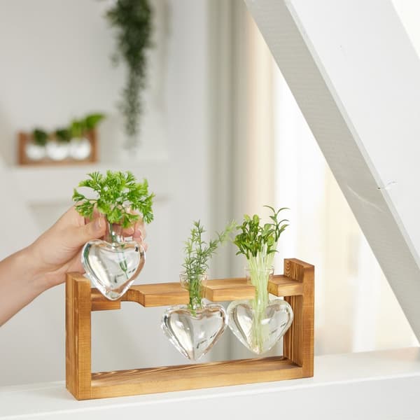 Reagensglassvase med stativ
