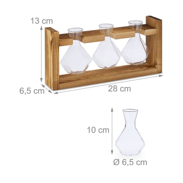 Reagensglassvase med stativ