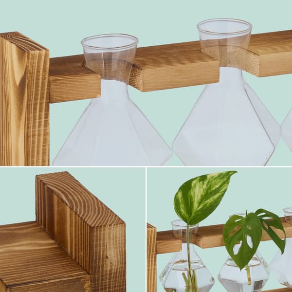 Reagensglassvase med stativ
