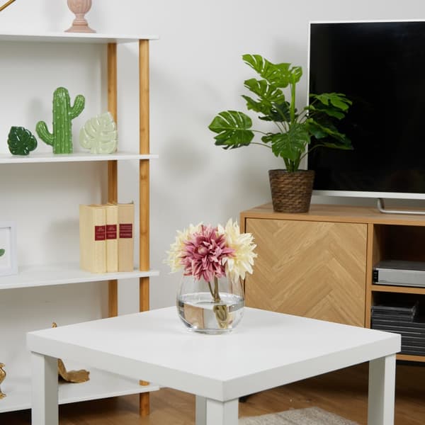 Blomstervase i glass