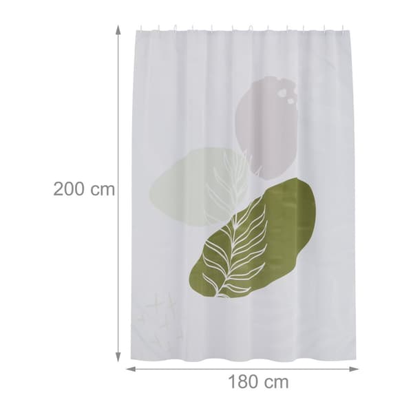 Badeforhæng 180x200 cm med motiv