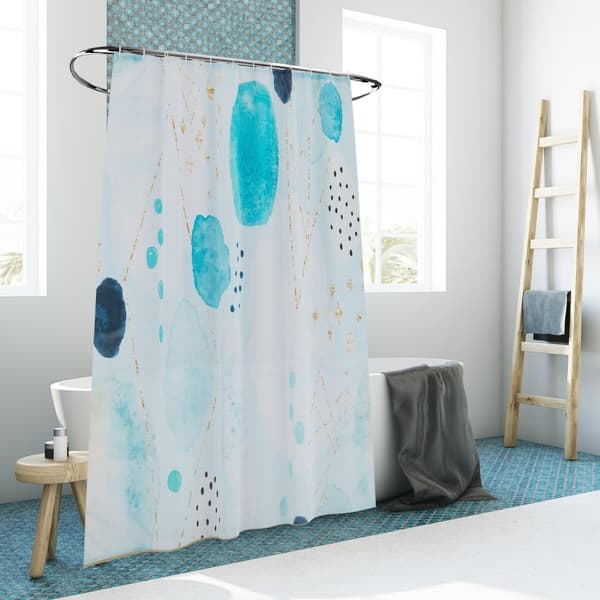 Badeforhæng 180x200 cm med motiv