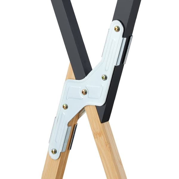 Sammenleggbar bambus håndkleholder