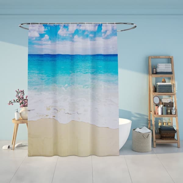 Dusjforheng 180x200 cm med motiv