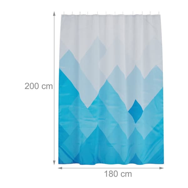 Duschdraperi 180x200 cm med motiv