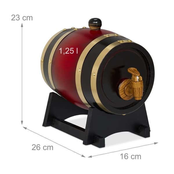 Whiskyfat av tre 1,25 l