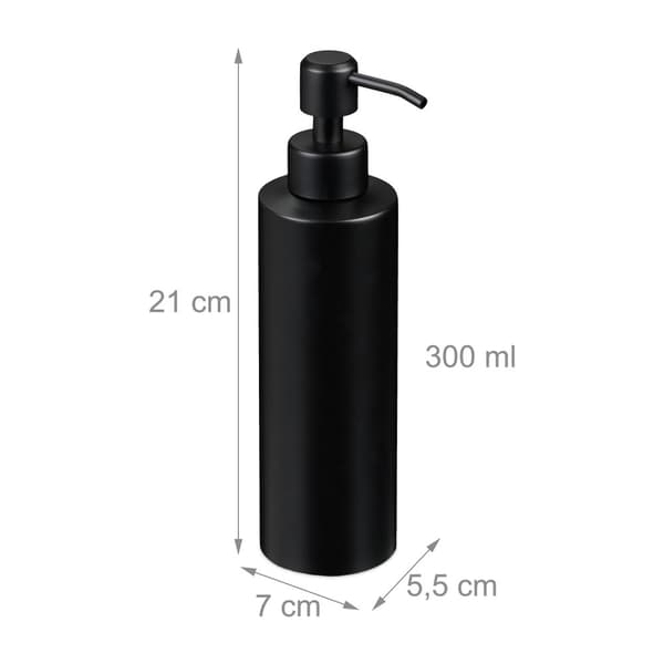 Sæbepumpe i rustfrit stål 300 ml