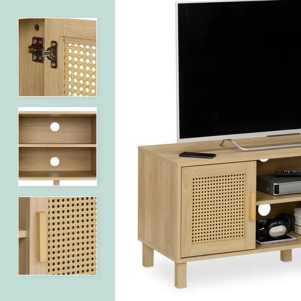 TV-bänk i rattan-design