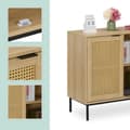 Miniatyrbillede 6 af 7: Skænk med 2 rattan låger