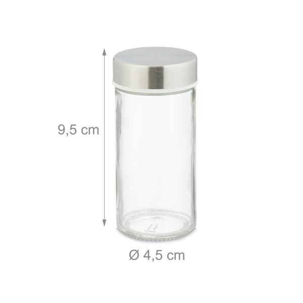 Krydderi karrusel med 12 glas