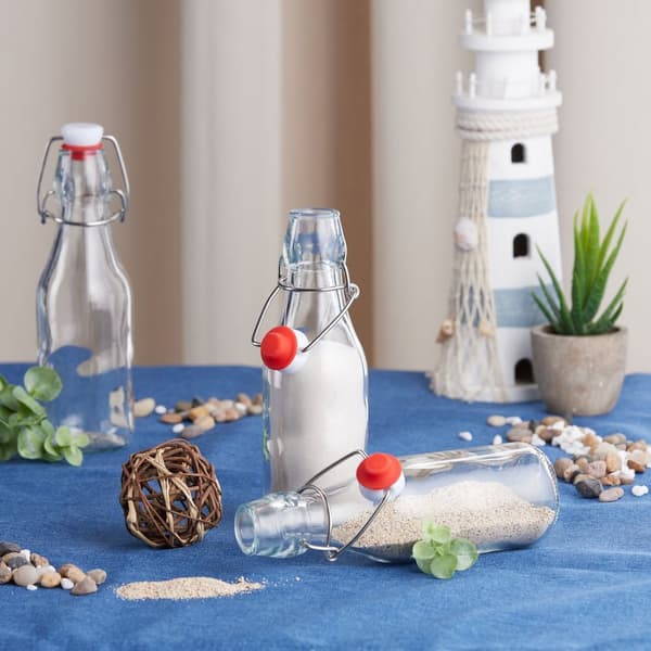 250 ml bægerglas med spændelåg i 6-pak