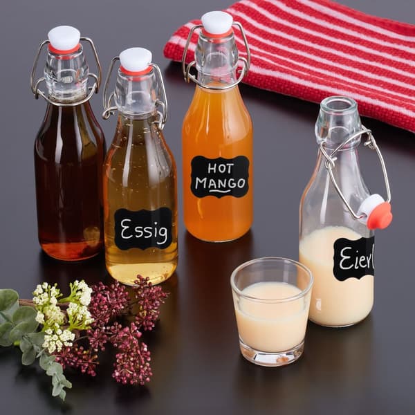 250 ml bægerglas med spændelåg i 6-pak