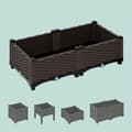 Miniatyrbilde 7 av 8: Plantekasse i rottinglook