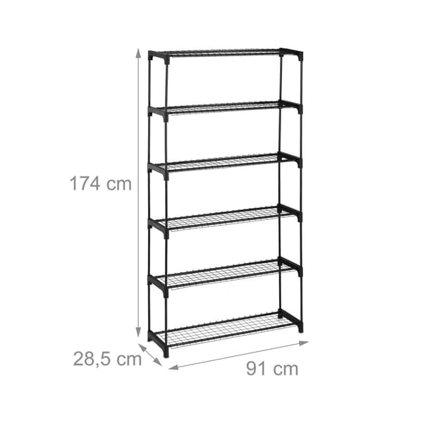 Blomsterstativ metal 6 hylder