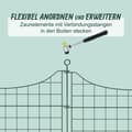 Miniatyrbilde 7 av 8: Teichzaun med 5 deler og nedre buer