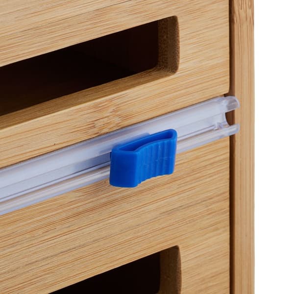 Foliedispenser med køkkenrulleholder
