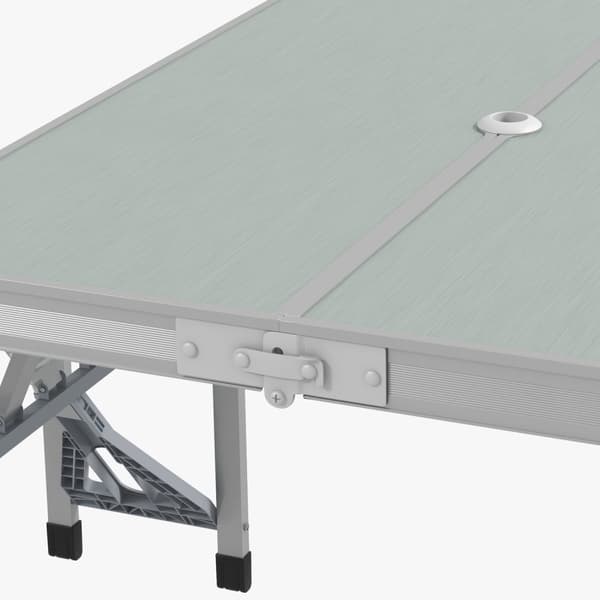 Campingbord, klapbord med 4 stole, klaphavebord lavet af aluminium, letvægts, multifunktionelt bord, 4 personer, sidebord til haven, terrasse, balkon,