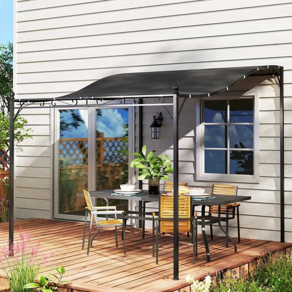 Påbygg paviljong pergola med tak, vannavvisende paviljong kalesje, frittstående hage paviljong, uteplass paviljong kalesje, solskjerming for terrasse,