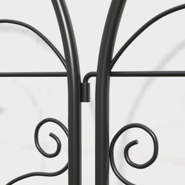 Metallespalier sett med 2 for plugging av rustfri espalier med fugledesign for klatreplanter 50 x 120 cm espalier for stueplanter Plantespalier for to