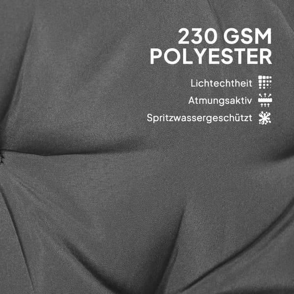 3-seters benkpute 180x110x8 cm benkpute med knyter, sittepute, utendørs/innendørs stolpute, sittepute, sittepute, benkpute for hagemøbler, verandahusk