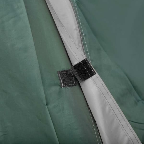 Tält för 2 personer 190T campingtält med pinnar kupoltält glasfiber polyester grå 325 x 183 x 130 cm Aosom