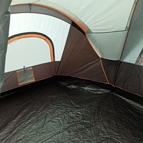 Campingtält för 5-6 personer, stabilt, vattentätt familjetält med entréfönster, packväska, tält med 3000 mm vattenpelare, tunneltält, kupoltält för ca