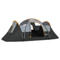 Miniatyrbild 1 av 10: Campingtält för 5-6 personer, stabilt, vattentätt familjetält med entréfönster, packväska, tält med 3000 mm vattenpelare, tunneltält, kupoltält för ca