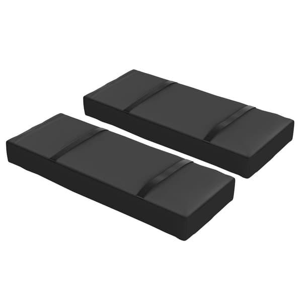 Sett med 2 sandsekker for parasoller som kan fylles opp til 25 kg. Sandpose for paraplystativ, 600D Oxford vektet for fylling, vektet paraplybasisvekt
