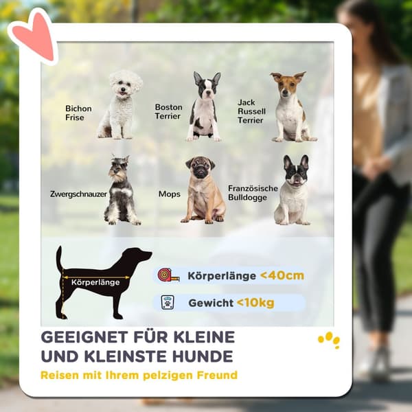 Hundevogn, let hundevogn af aluminium, foldbar til hunde og katte op til 10 kg, kattevogn med hynder, netvinduer, døre, opbevaringskurv, kattevogn, bu