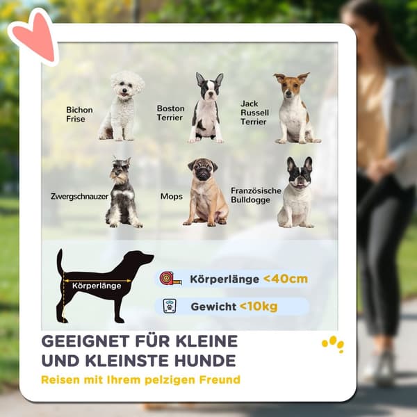 Hundvagn, lätt hundvagn av aluminium, hopfällbar för hundar och katter upp till 10 kg, kattvagn med kuddar, nätfönster, dörrar, förvaringskorg, kattva